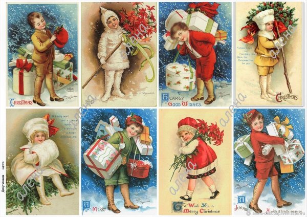 Швейные принадлежности декупаж