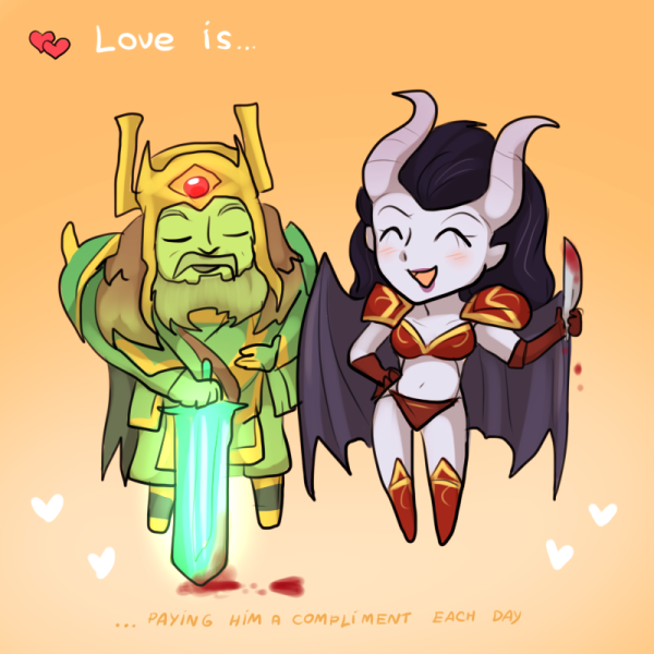 Dota 2 любовь