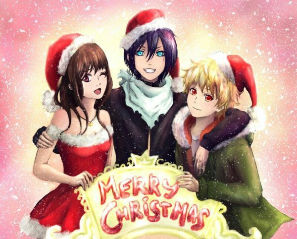 Аниме Рождество Бездомный Бог