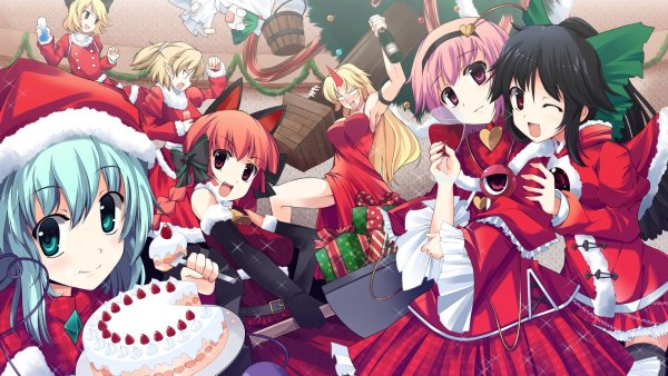 Аниме картинки новый год