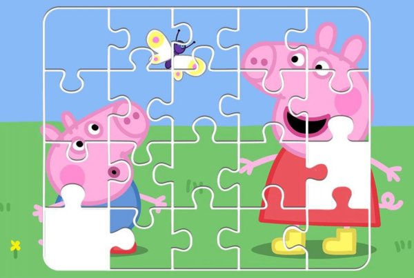 Peppa Pig игра "три на три"