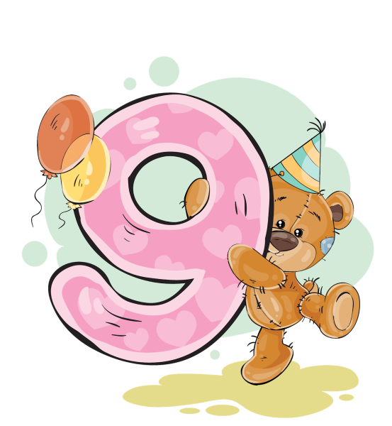 Поздравляю с девятью месяцами