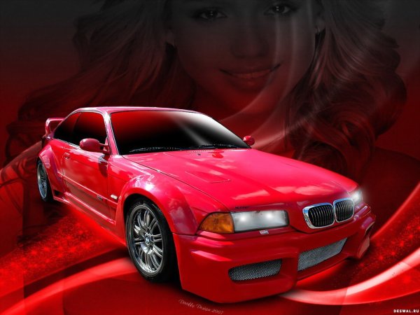 Поздравительные открытки с машинами