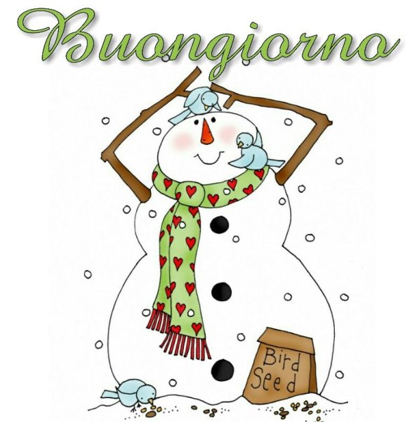 Открытка Новогодняя с buongiorno