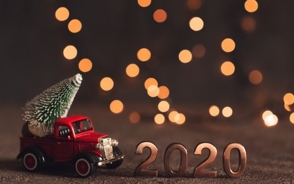 Машина с елкой