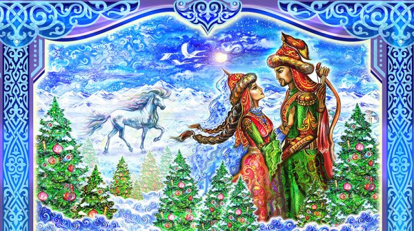 Татарские открытки с новым годом