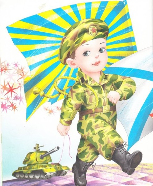 Солдат Победы рисунок