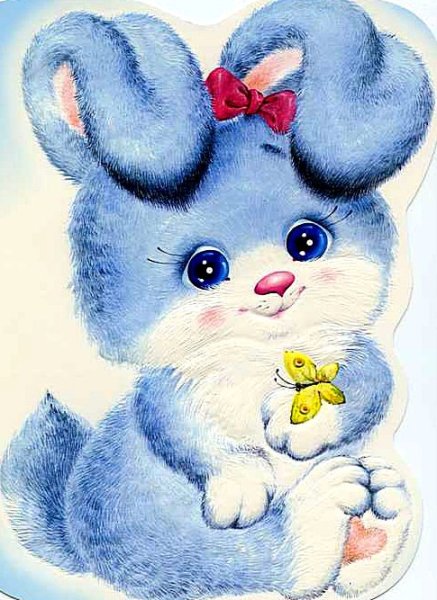 Открытки с зайчиками