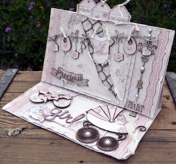 Открытка в стиле hand made