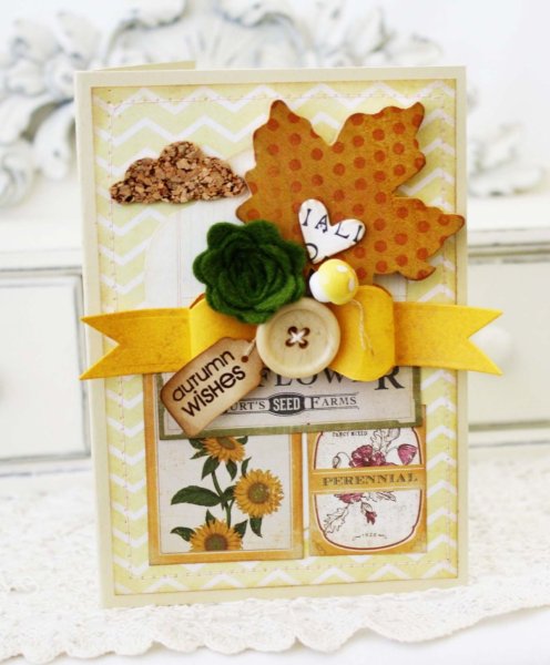 Открытка хенд мейд с днем рождения