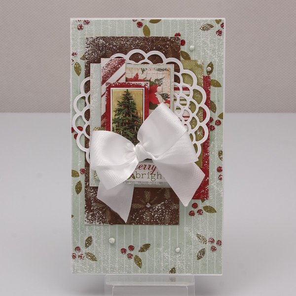 Новогодние открытки хенд мейд