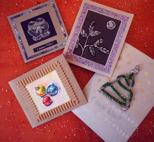 Открытки хенд мейд