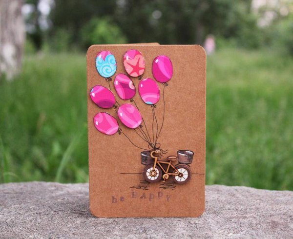 Открытки хенд мейд