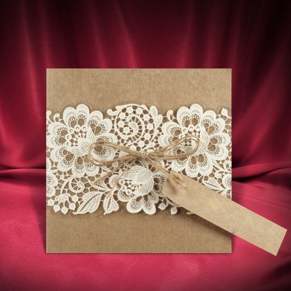 Открытка из ткани