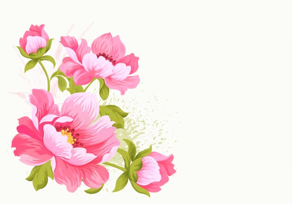 Векторные цветы