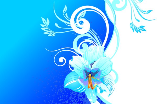 Красивые векторные цветы