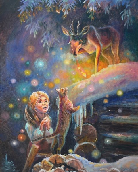 Картины волки Юлии неприятель