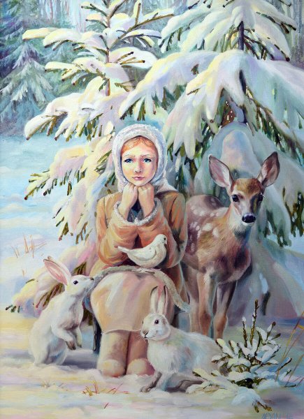 Неприятель Юлия Александровна художник ежики