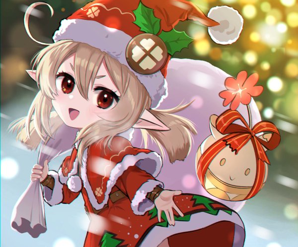 Новогодние персонажи Геншин