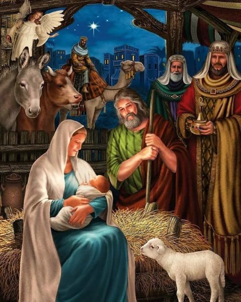 Рождение Иисуса Христа в вертепе