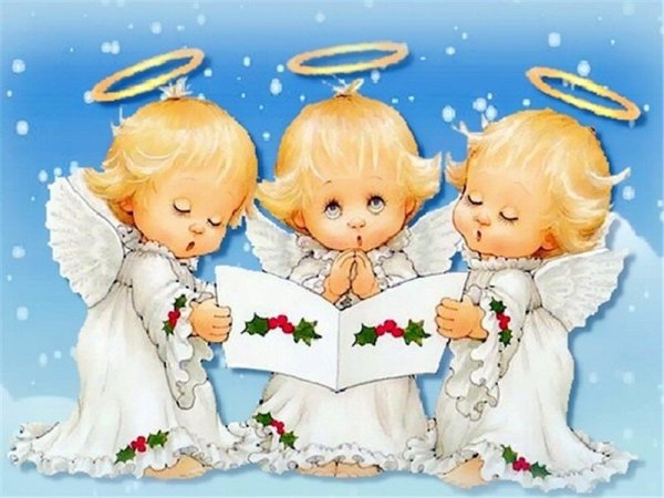 Рождество ангелочки