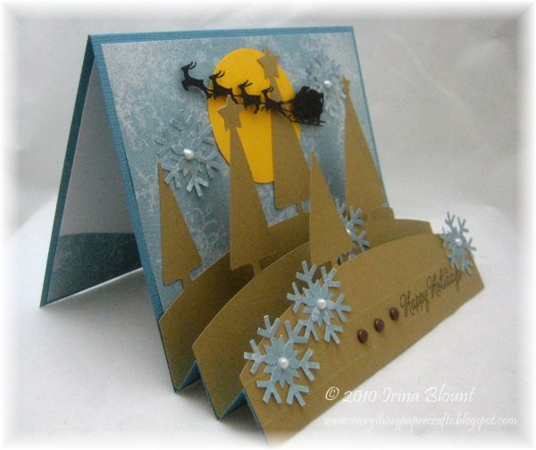 Поделка елочка открытка