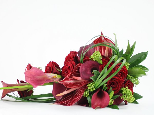 Букет на белом фоне
