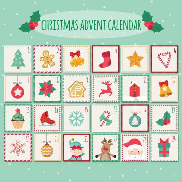 Задания для Рождественского адвент календаря