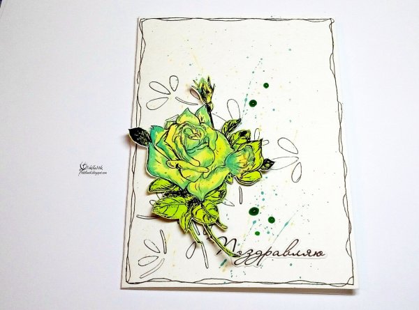 Скетч открытки