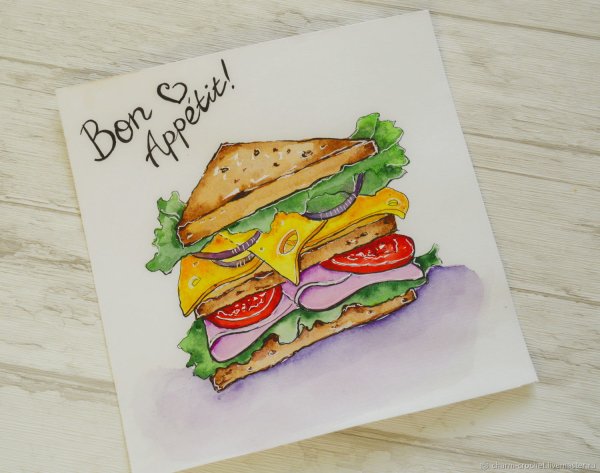 Скетч открытки