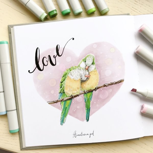 Пасхальный кулич скетч маркерами