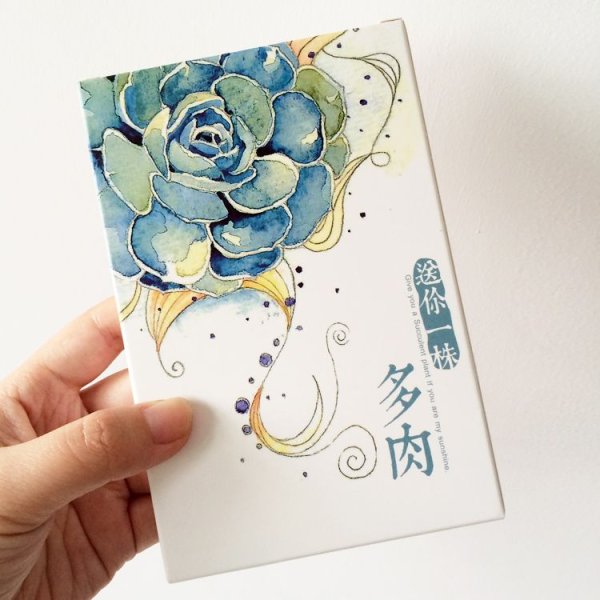 Акварельные открытки для начинающих