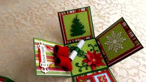 Коробочка сюрприз на НГ