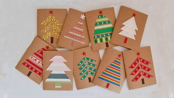 Открытка своими руками наиновый МГОД