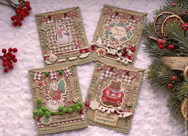 Авторская Новогодняя открытка