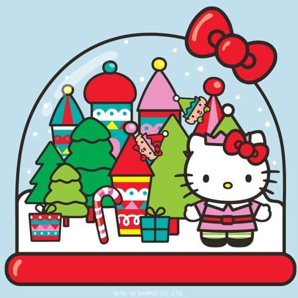 Новогодняя hello Kitty