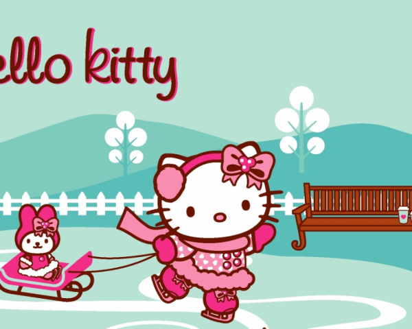 Новогодняя hello Kitty