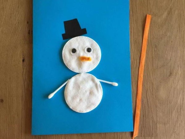 Сненовиксненовик из ватных дисков