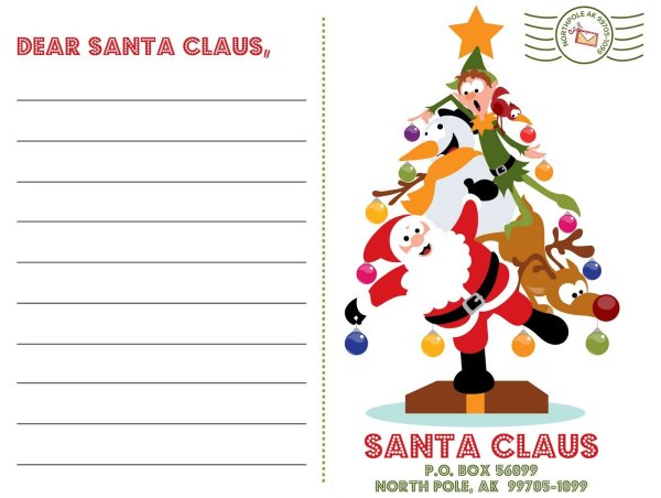 Письмо деду Морозу на английском языке