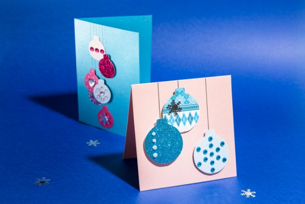 Новогодняя открытка своими руками для детей
