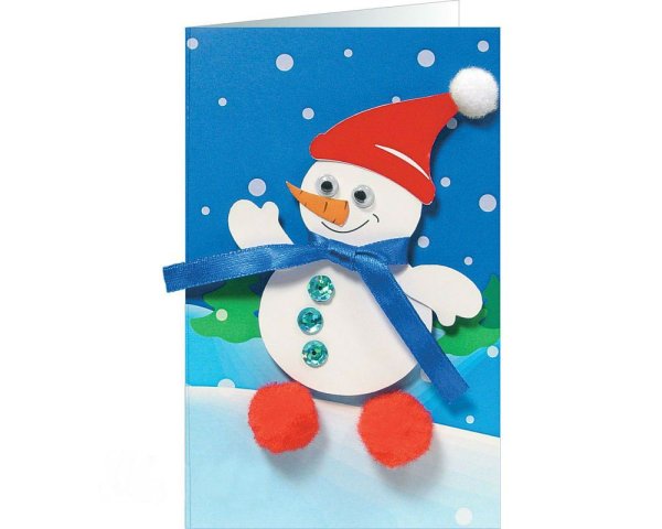 Рисование новогодней открытки