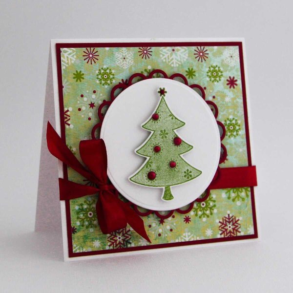 Новогодняя открытка поделка