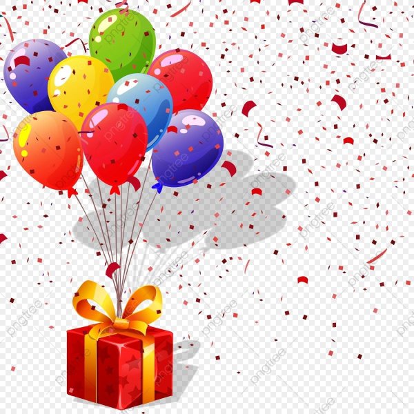 Открытки с днём рождения с шариками