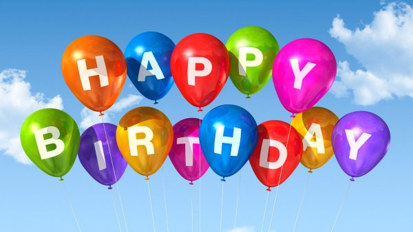 Шары с днем рождения