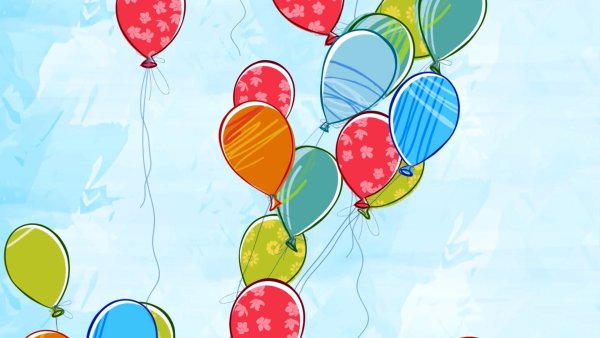 Шарики в небе