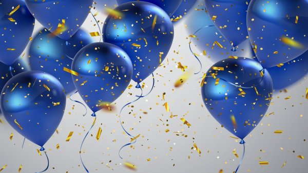 Фон с воздушными шарами