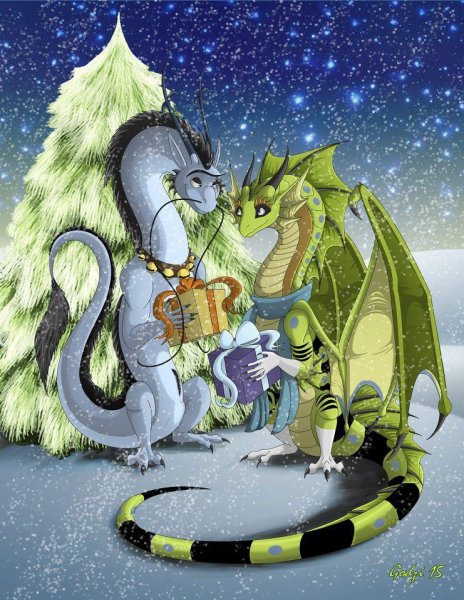 Новогодний дракон