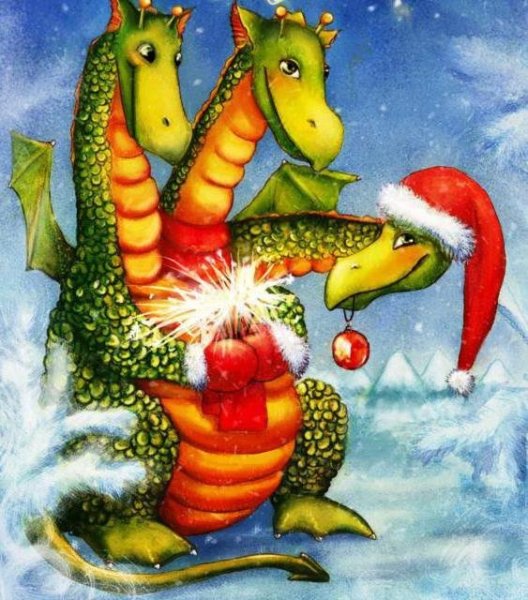 Новогодний дракон