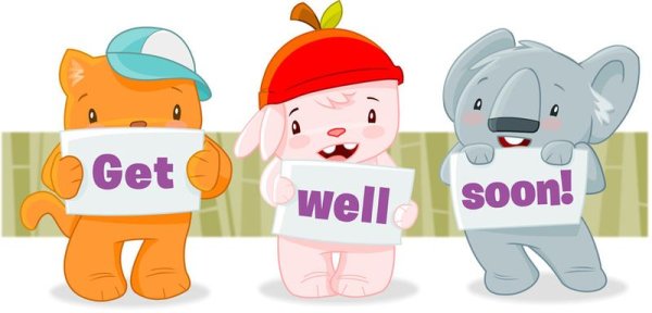 Выздоравливай на английском