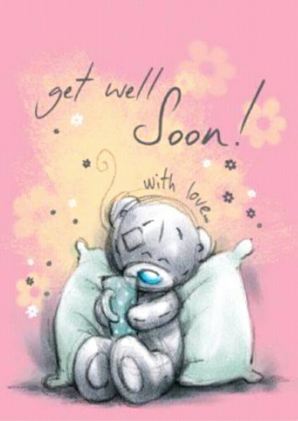 Get well soon открытка